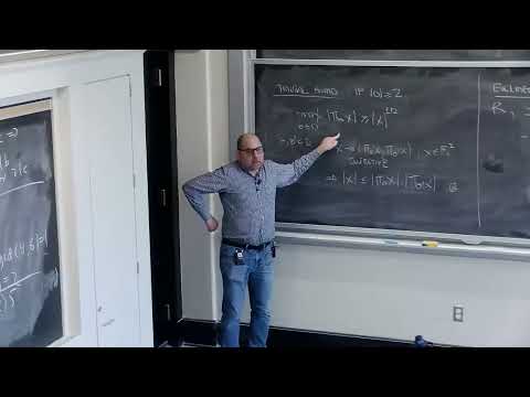 MIT – Projection Theory – Lecture 14: The Bourgain Projection Theorem Part 1 (over the Real Numbers)