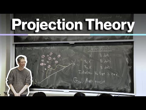 MIT – Projection Theory – Lecture 01: Introduction to Projection Theory