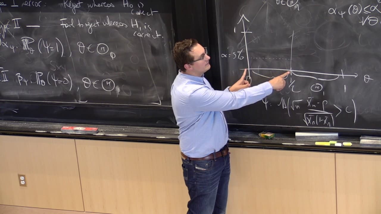 MIT Statistics – 8. Parametric Hypothesis Testing (cont.)