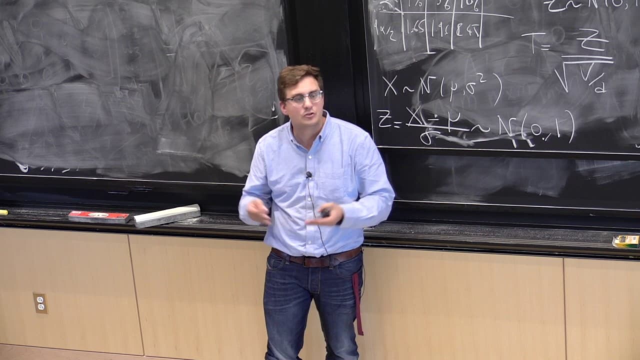 MIT Statistics – 9. Parametric Hypothesis Testing (cont.)