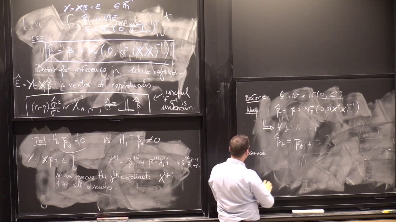 MIT Statistics – 15. Regression (cont.)