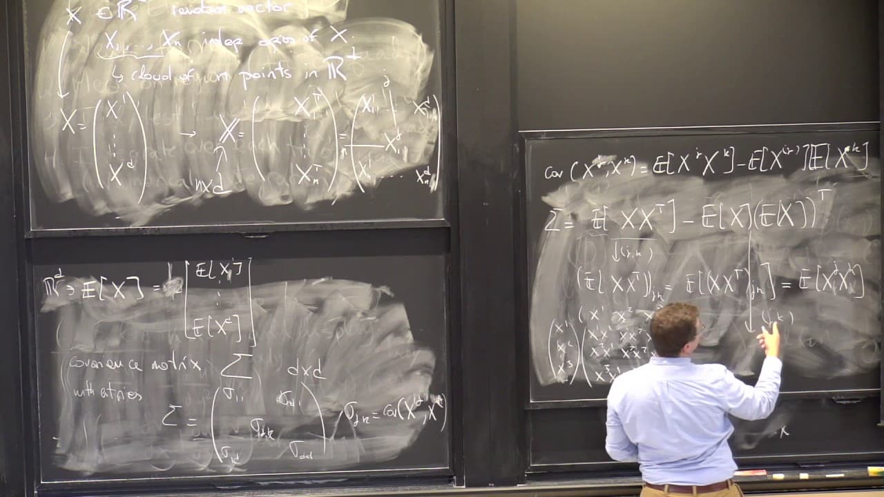 MIT Statistics – 19. Principal Component Analysis