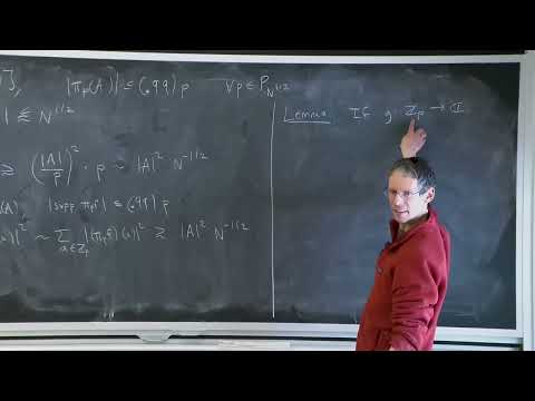 MIT – Projection Theory – Lecture 05: The Large Sieve