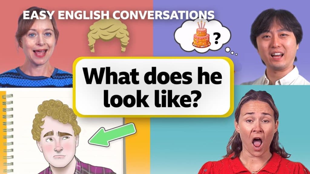 Easy English Conversations – How to describe people in English! Easy English Conversations Episode 17