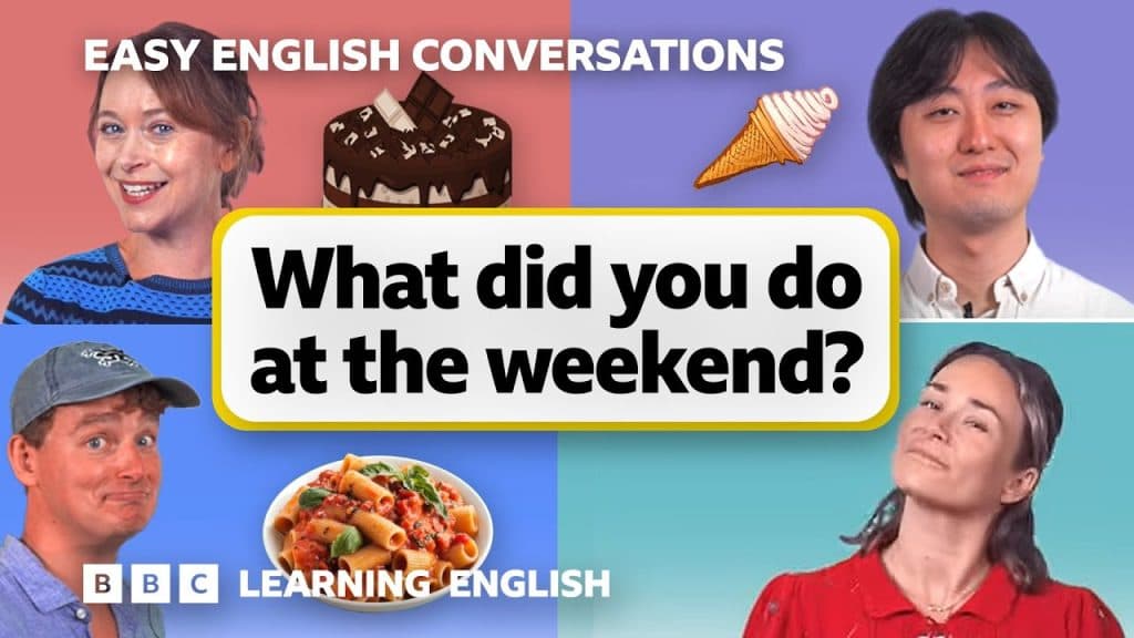 Easy English Conversations – Talk about what you did last weekend: Easy English Conversations 💬 Episode 13