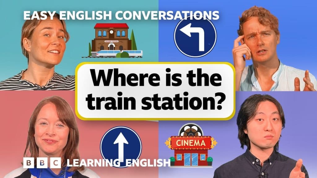 Easy English Conversations – Asking for and giving directions: Easy English Conversations 💬 Episode 5