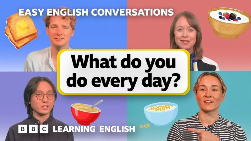 Easy English Conversations – How to talk about your daily routine: Easy English Conversations 💬 Episode 4