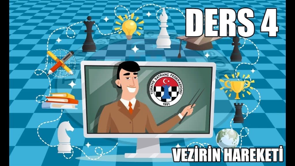 TSF Satranç Eğitimleri Ders 4 – Vezirin Hareketi